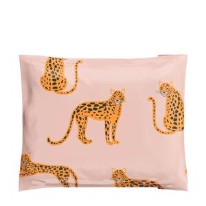 10x13 Polymailers 20 count Pink Cheetahs Leopards Big Cats Novelty Print